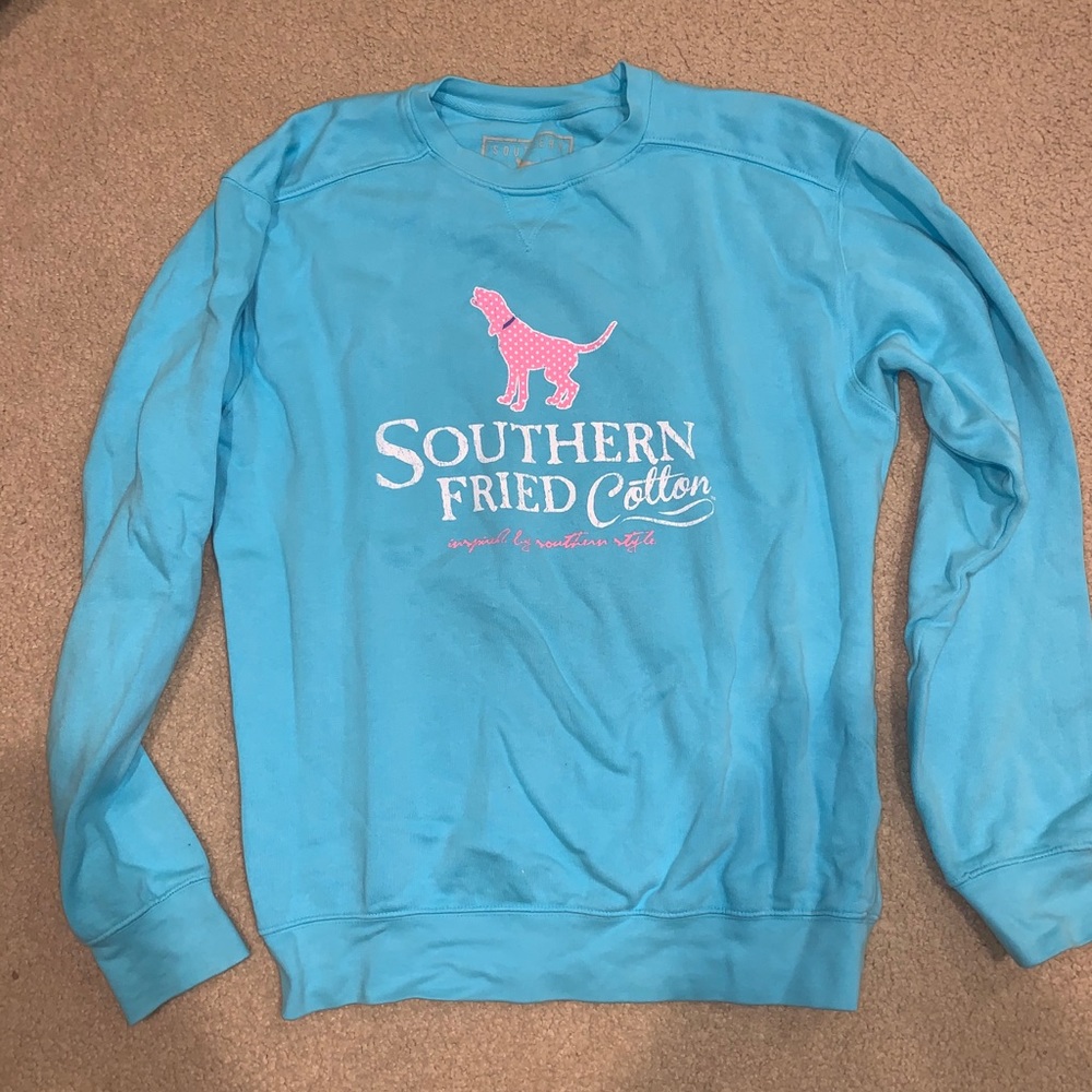 southern fried cotton sweatshirt